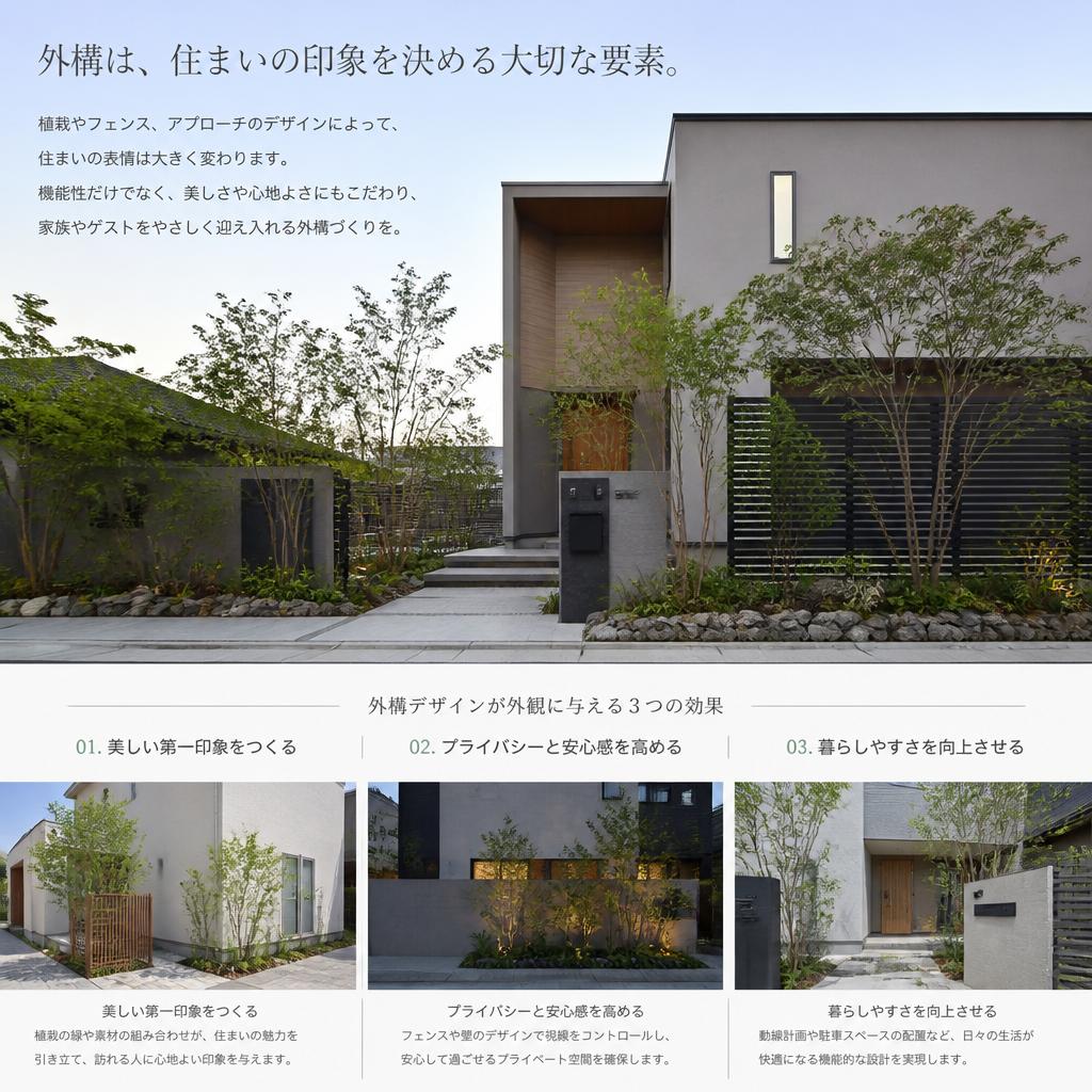 外構デザインの重要性